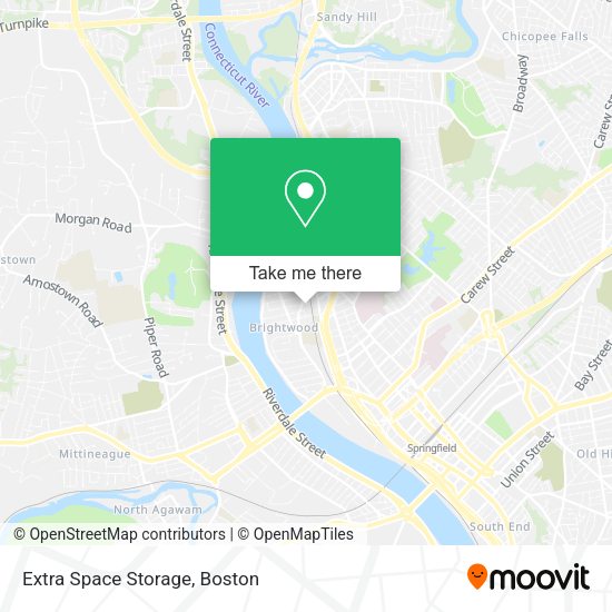 Extra Space Storage map