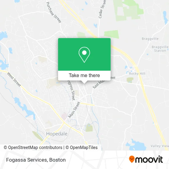 Fogassa Services map