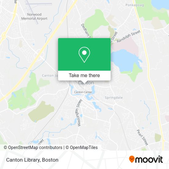 Canton Library map