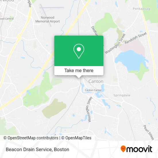 Mapa de Beacon Drain Service