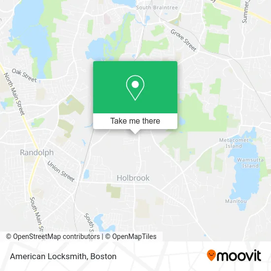 American Locksmith map