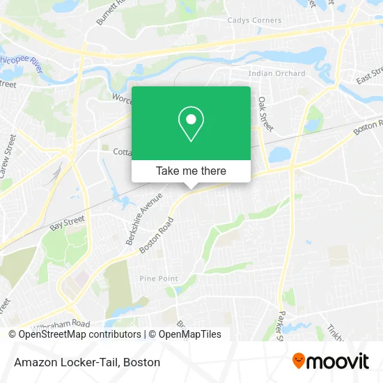 Amazon Locker-Tail map