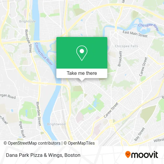 Dana Park Pizza & Wings map