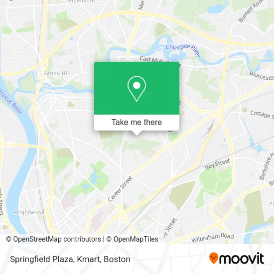 Mapa de Springfield Plaza, Kmart