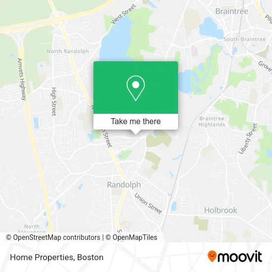Home Properties map