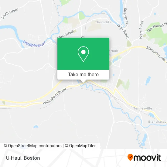 U-Haul map