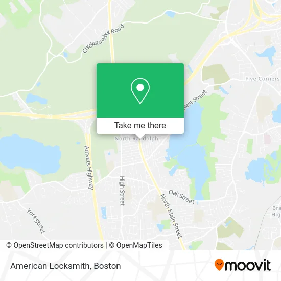 American Locksmith map