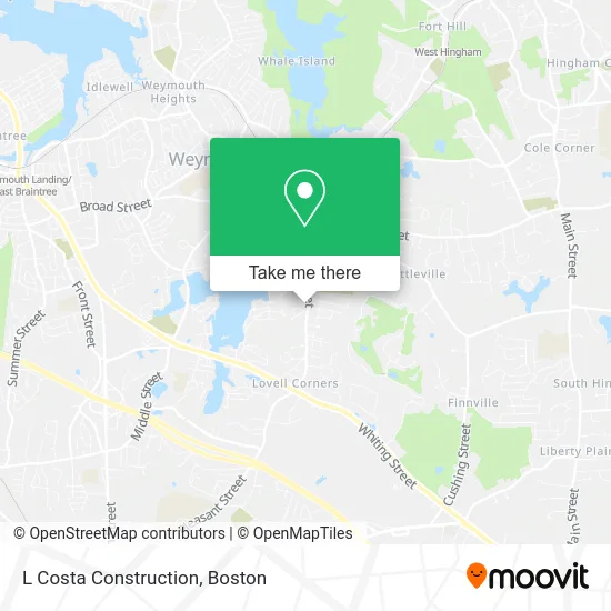 L Costa Construction map