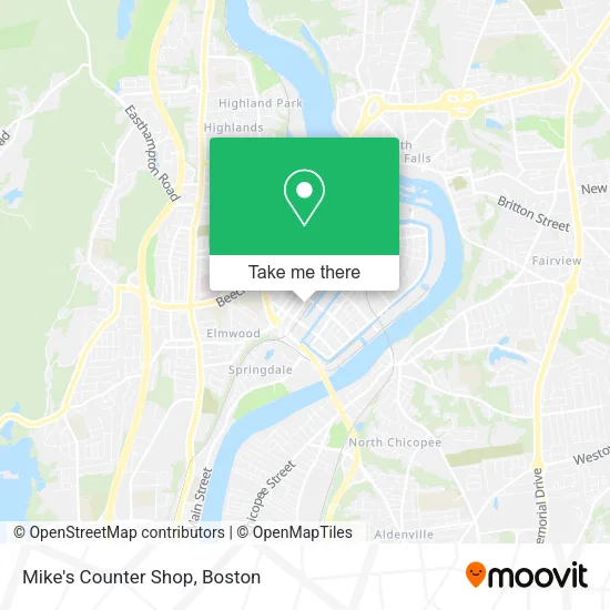 Mapa de Mike's Counter Shop