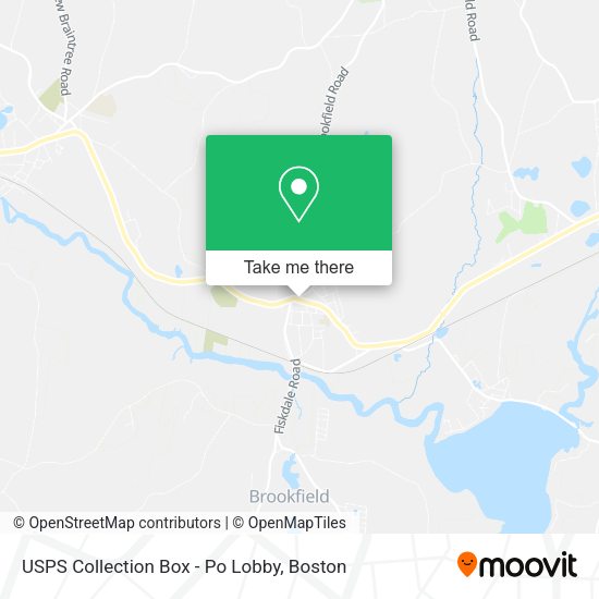 USPS Collection Box - Po Lobby map