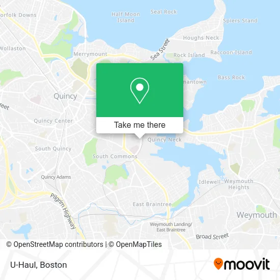 U-Haul map