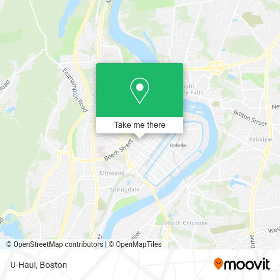U-Haul map