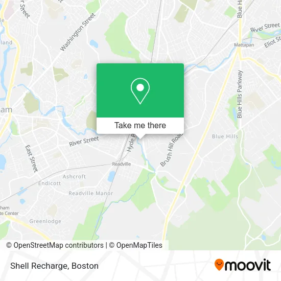 Shell Recharge map