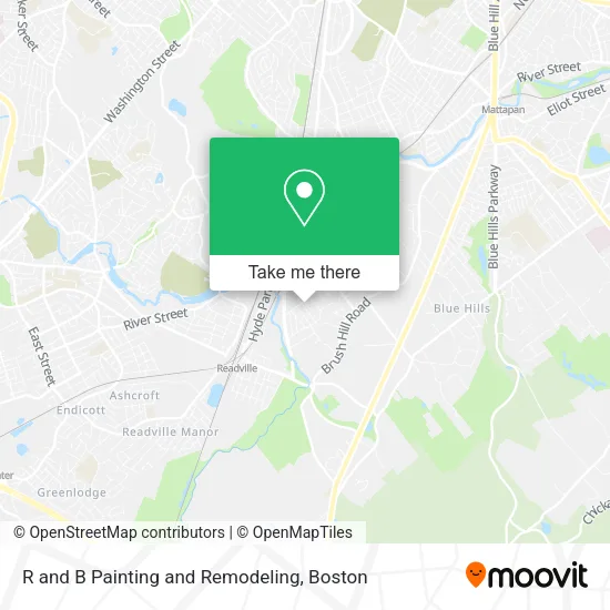R and B Painting and Remodeling map