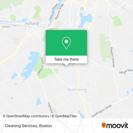 Cleaning Services map
