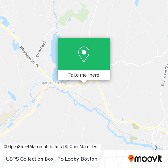 USPS Collection Box - Po Lobby map