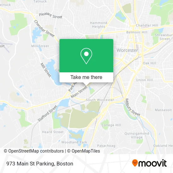 Mapa de 973 Main St Parking