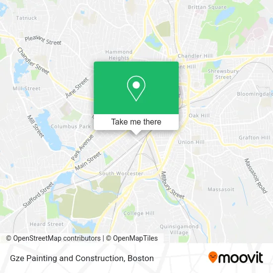 Mapa de Gze Painting and Construction