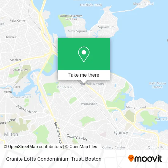 Mapa de Granite Lofts Condominium Trust
