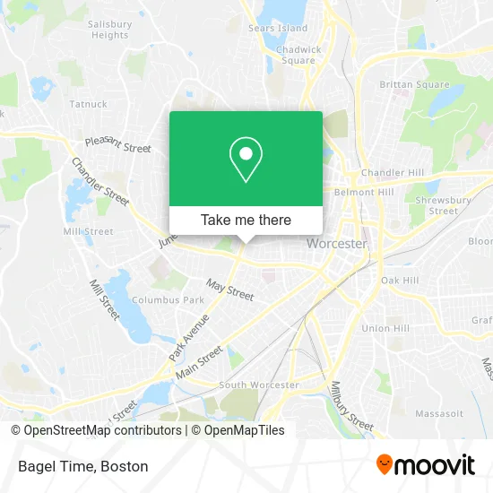 Bagel Time map