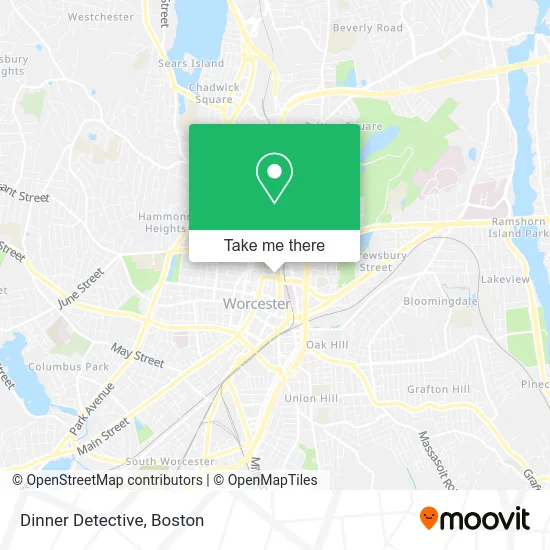 Dinner Detective map