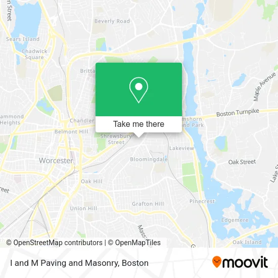 Mapa de I and M Paving and Masonry