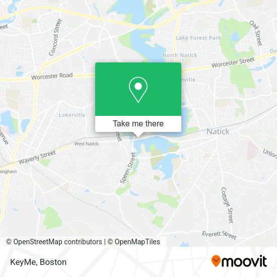 KeyMe map