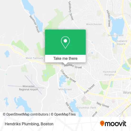 Hendriks Plumbing map