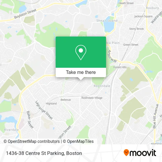 1436-38 Centre St Parking map