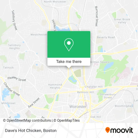 Dave's Hot Chicken map