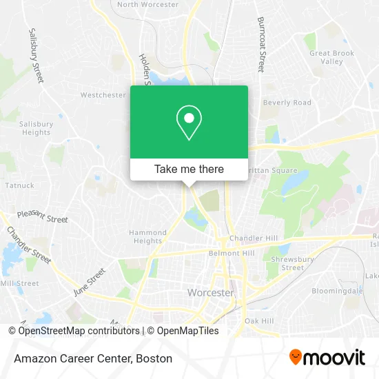 Amazon Career Center map