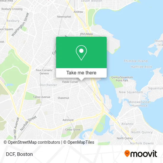 DCF map