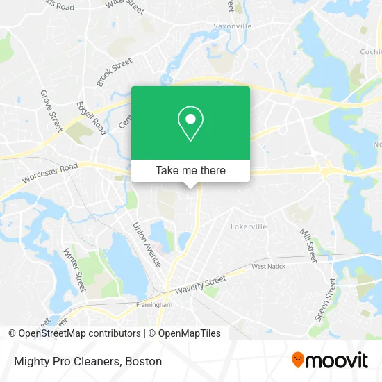 Mighty Pro Cleaners map
