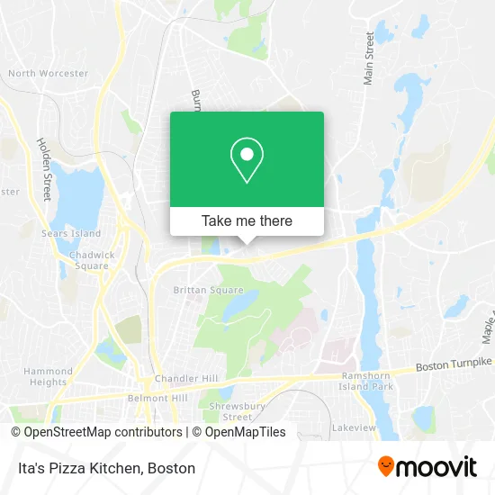 Ita's Pizza Kitchen map