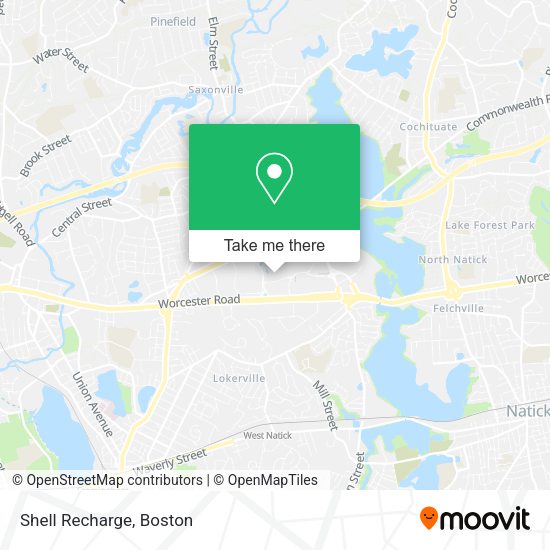 Shell Recharge map