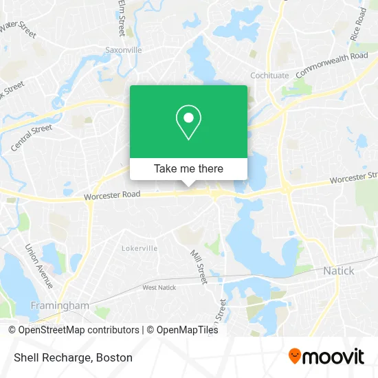 Shell Recharge map