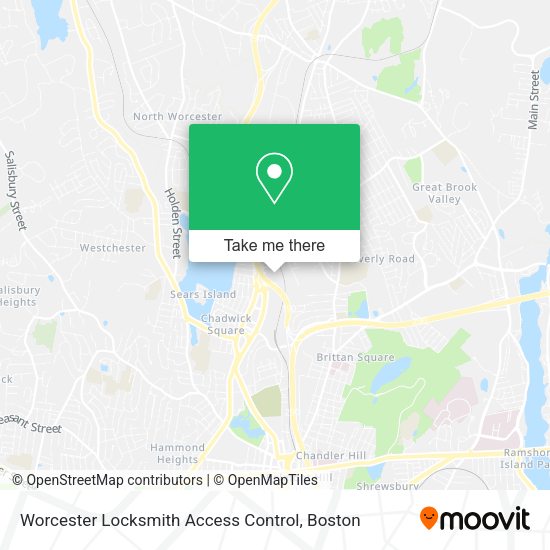 Worcester Locksmith Access Control map
