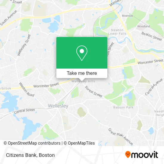 Citizens Bank map