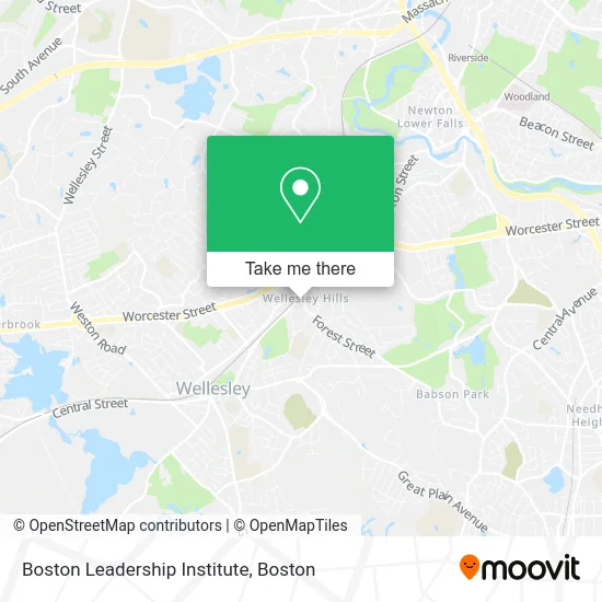 Boston Leadership Institute map