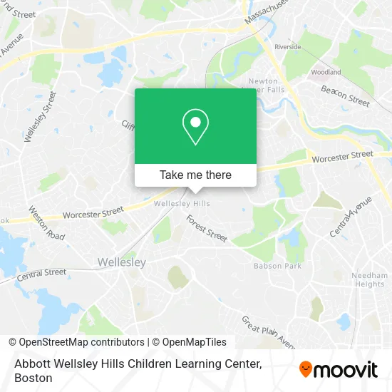 Mapa de Abbott Wellsley Hills Children Learning Center