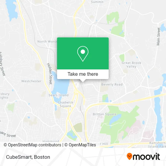 Mapa de CubeSmart