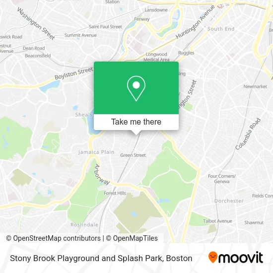 Stony Brook Playground and Splash Park map