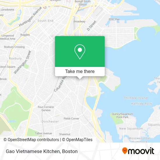 Gao Vietnamese Kitchen map