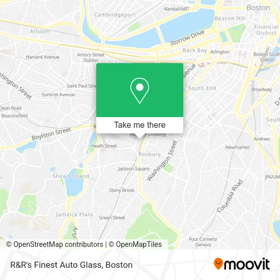R&R's Finest Auto Glass map