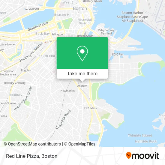 Mapa de Red Line Pizza