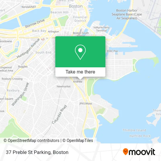 Mapa de 37 Preble St Parking