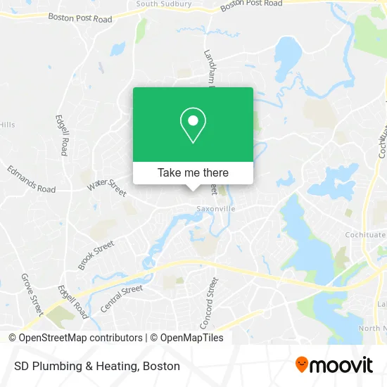 SD Plumbing & Heating map