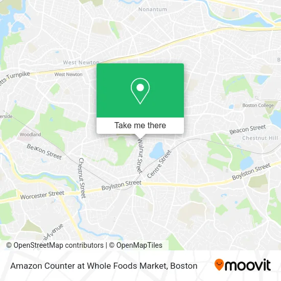 Amazon Counter at Whole Foods Market map