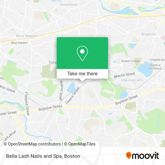 Mapa de Bella Lash Nails and Spa