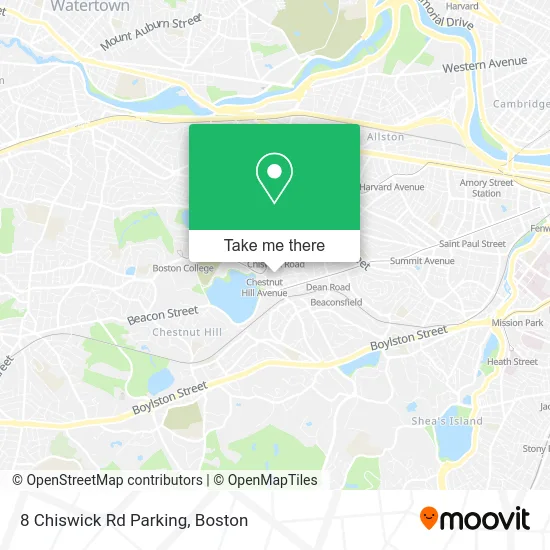 8 Chiswick Rd Parking map